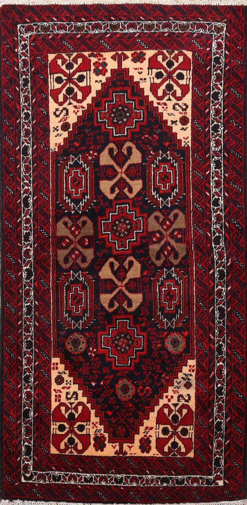 Balouch Afghan Oriental Area Rug 4x7