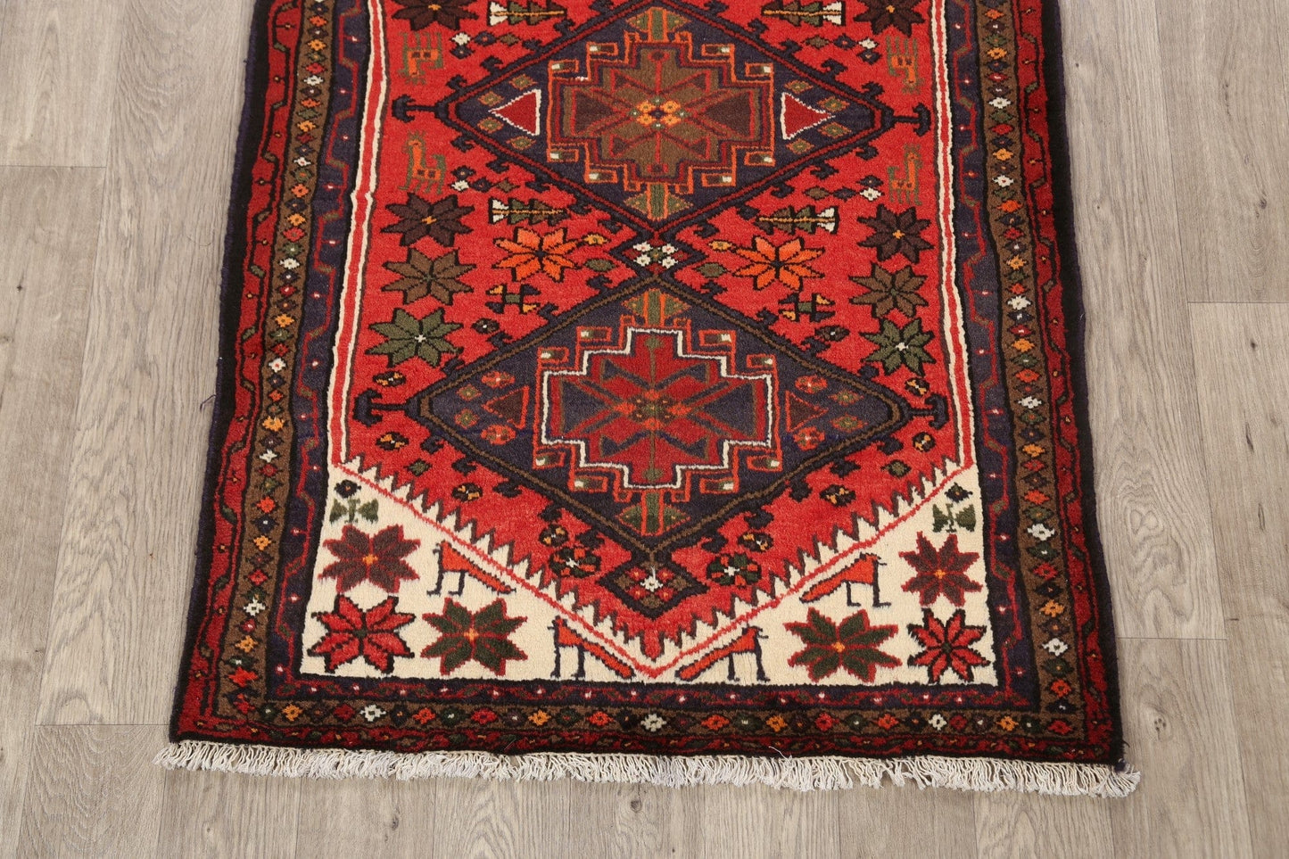 Hamedan Persian Area Rug 3x5