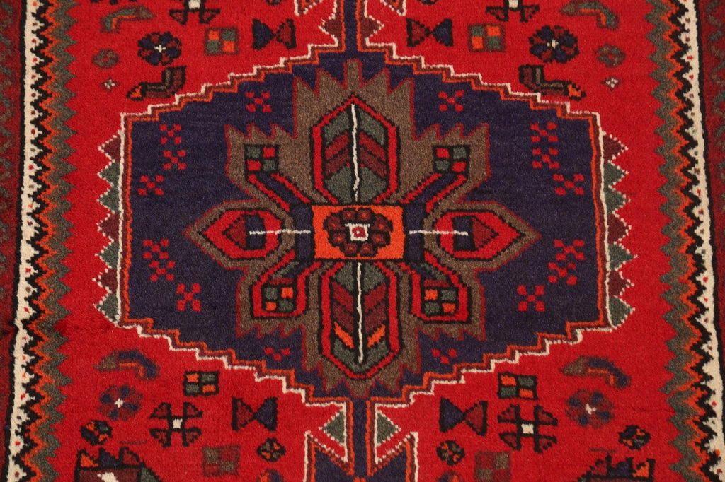 Tribal Hamedan Persian Area Rug 3x5