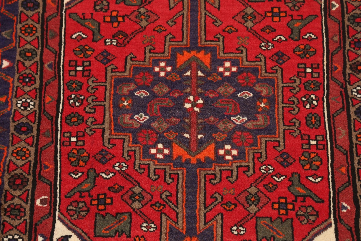 Hamedan Persian Area Rug 3x5