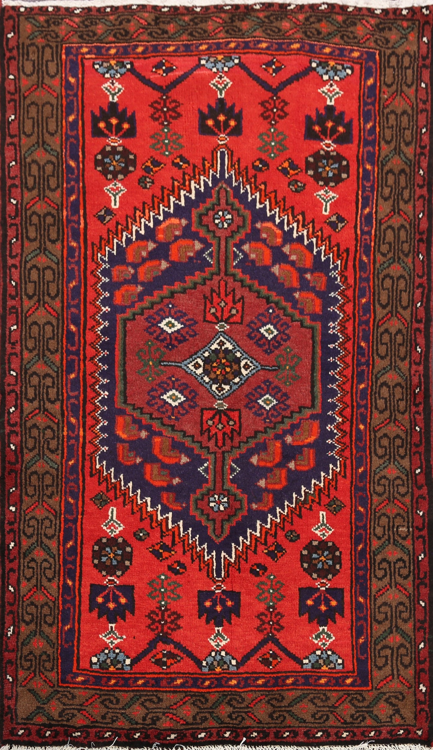 Hamedan Persian Area Rug 3x5