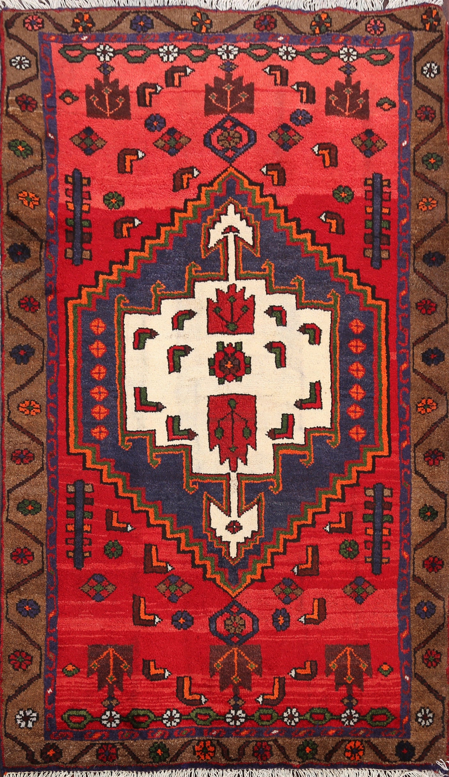 Hamedan Persian Area Rug 3x5