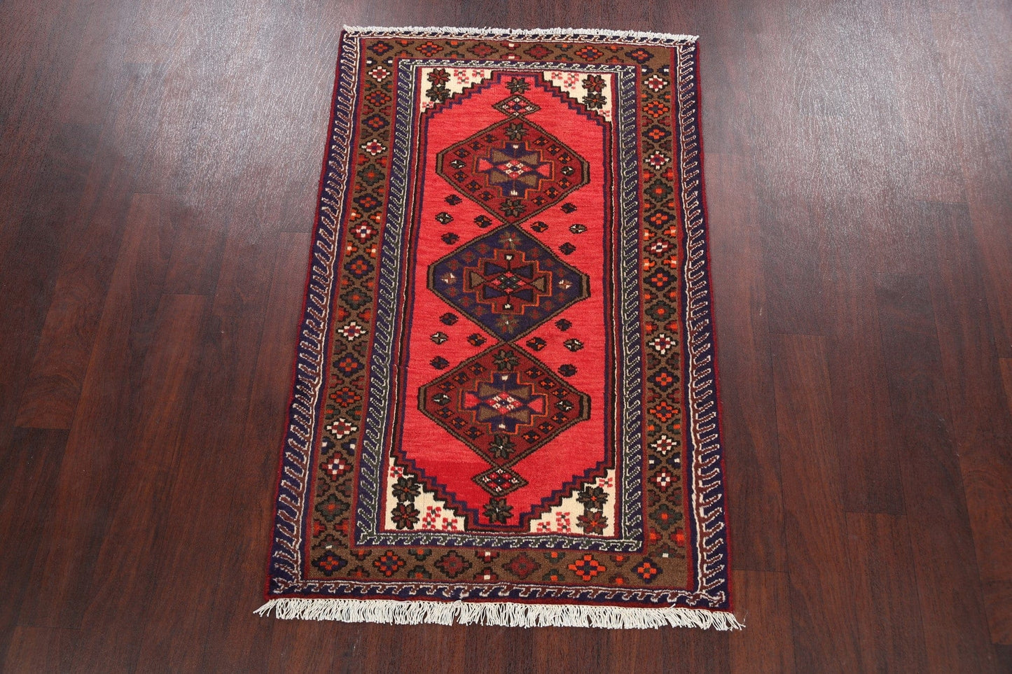 Hamedan Persian Area Rug 3x5