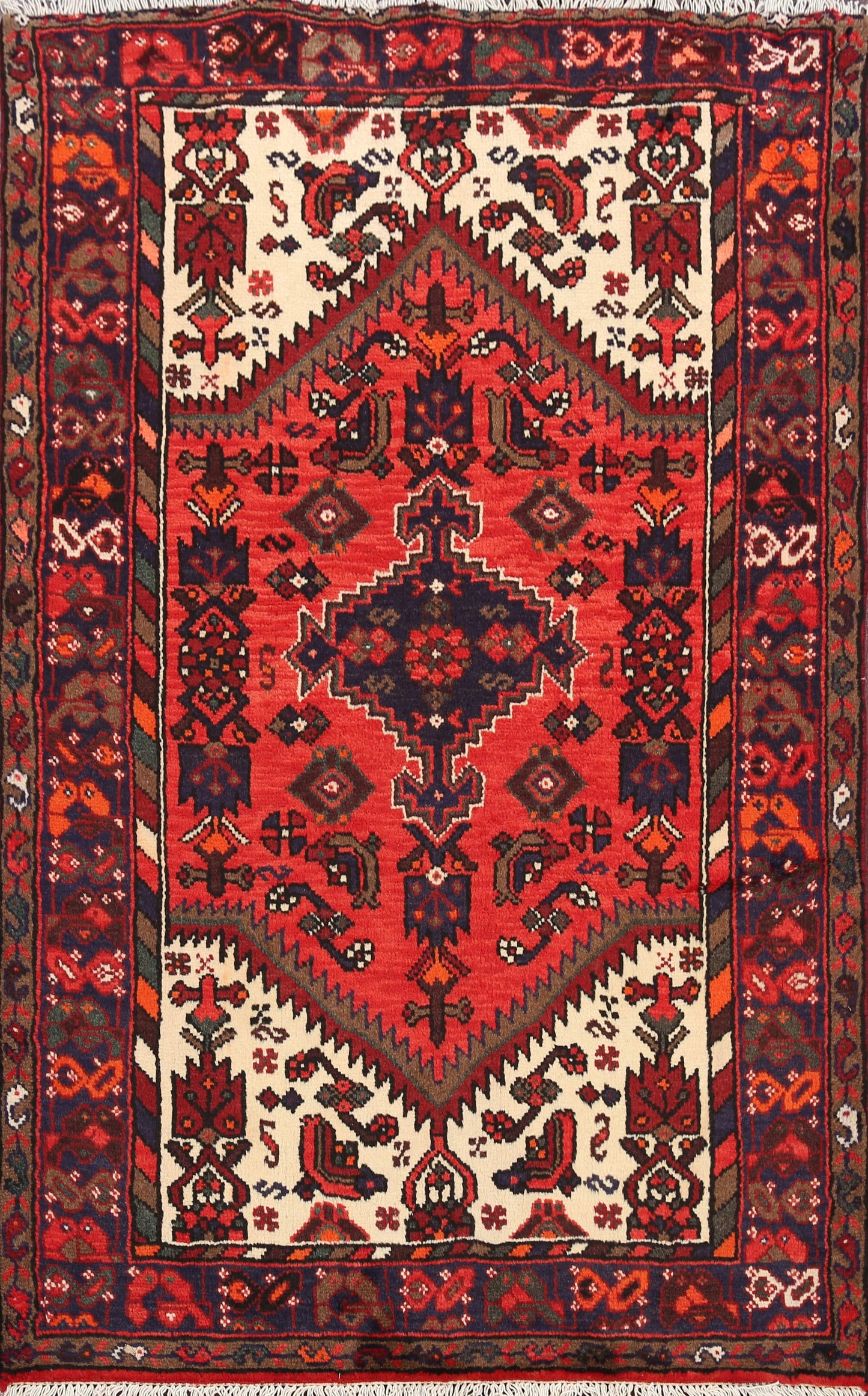 Hamedan Persian Area Rug 3x5