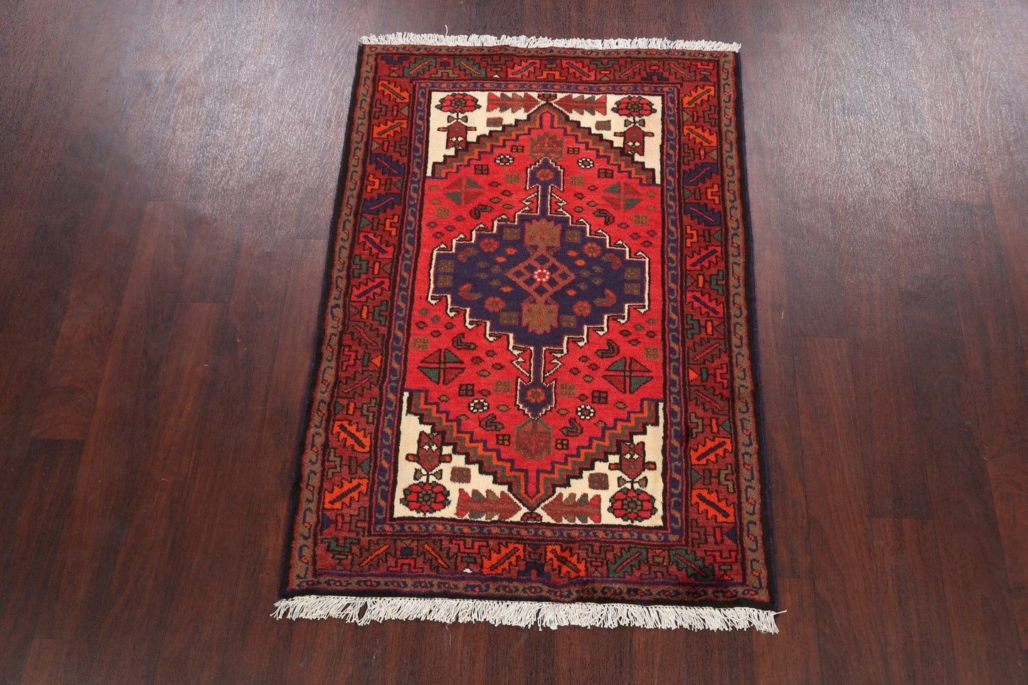 Hamedan Persian Area Rug 3x5