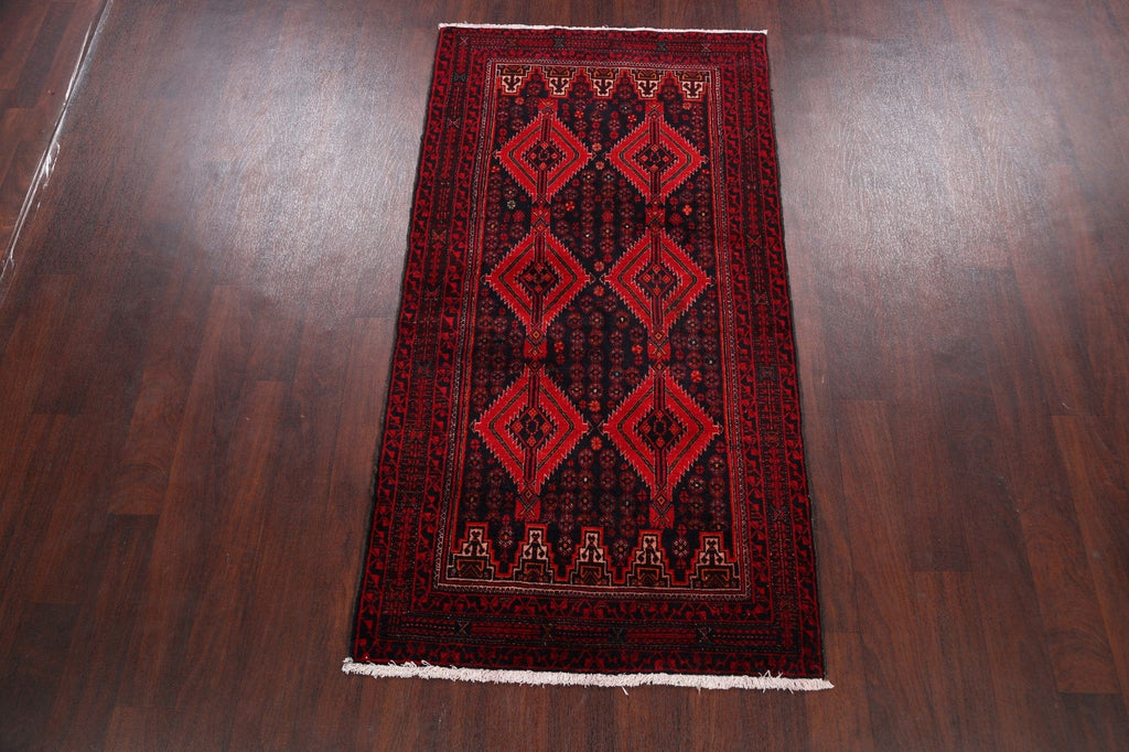 Balouch Afghan Oriental Area Rug 3x6