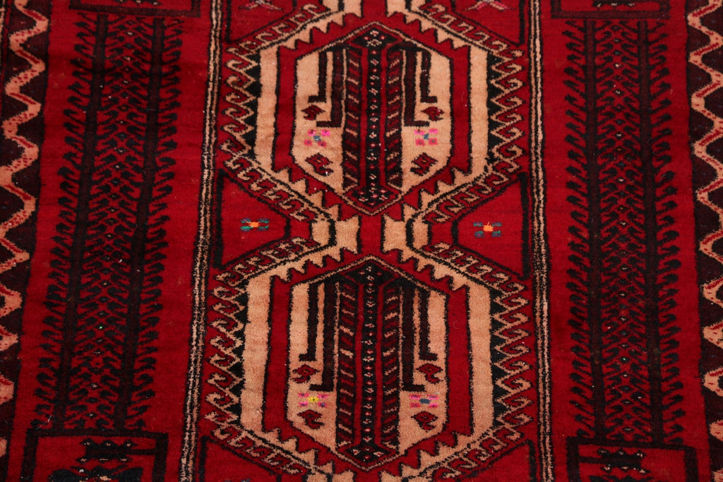 Balouch Afghan Oriental Area Rug 3x6