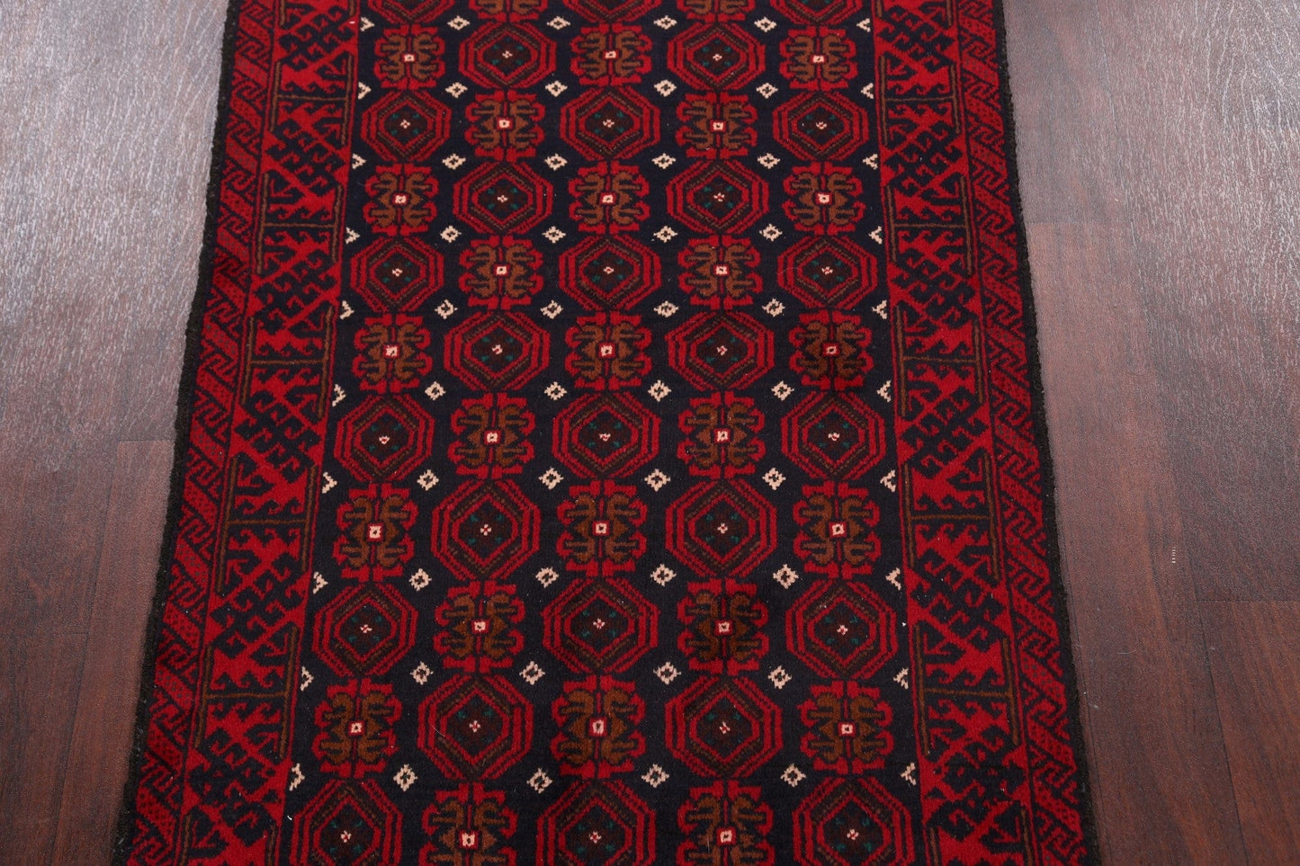 Balouch Afghan Oriental Area Rug 3x6