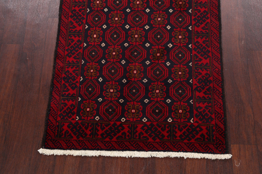 Balouch Afghan Oriental Area Rug 3x6