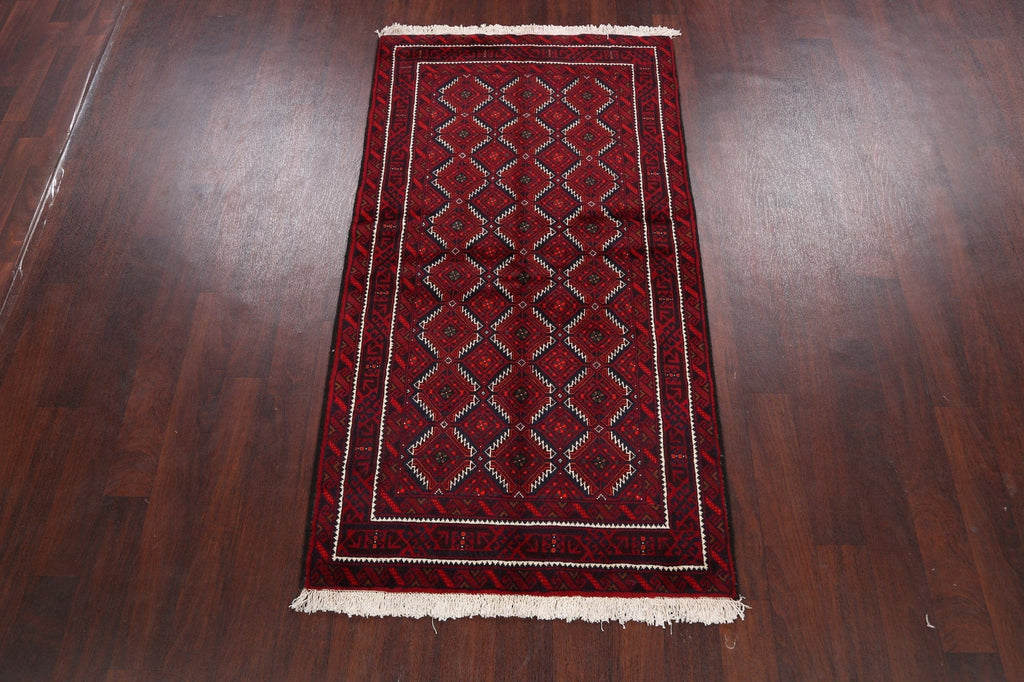 Balouch Afghan Oriental Area Rug 3x6