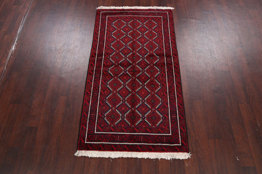 Balouch Afghan Oriental Area Rug 3x6