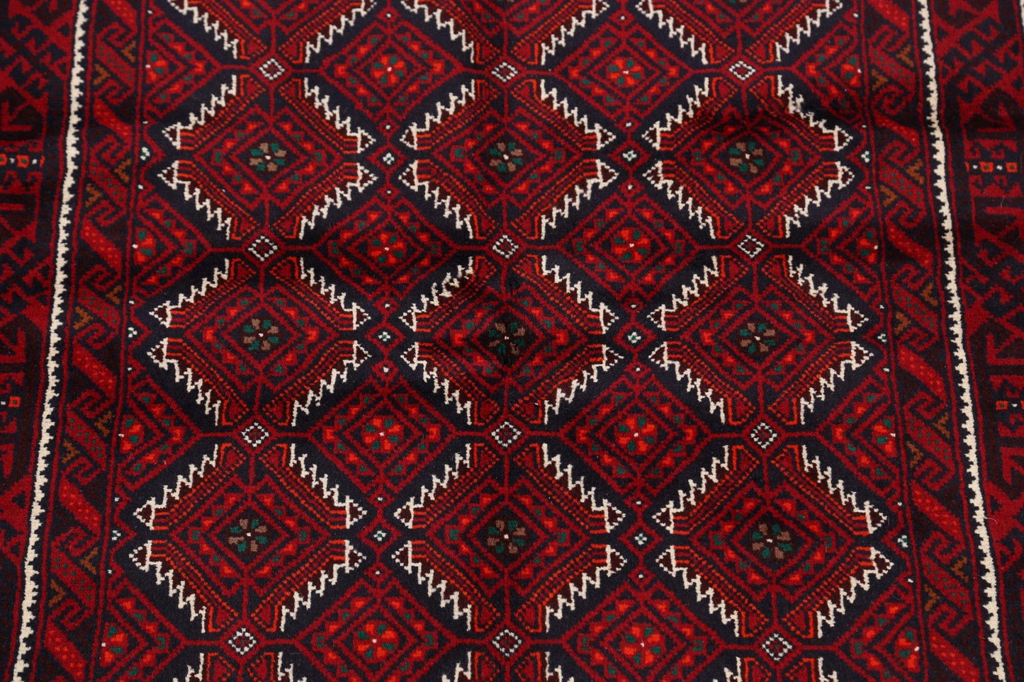 Balouch Afghan Oriental Area Rug 3x6