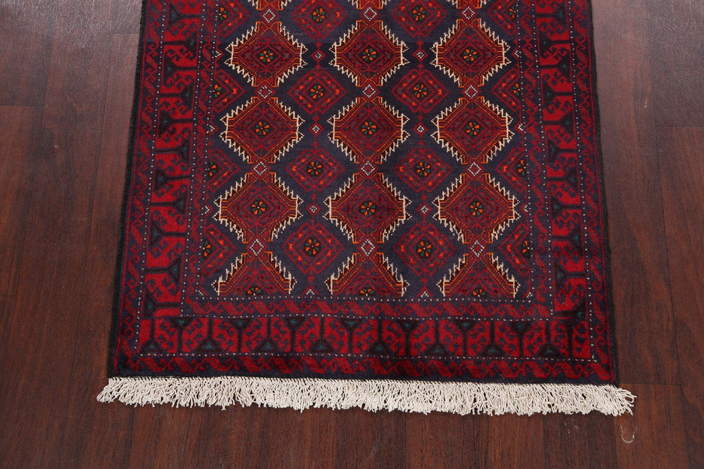 Balouch Afghan Oriental Area Rug 3x6