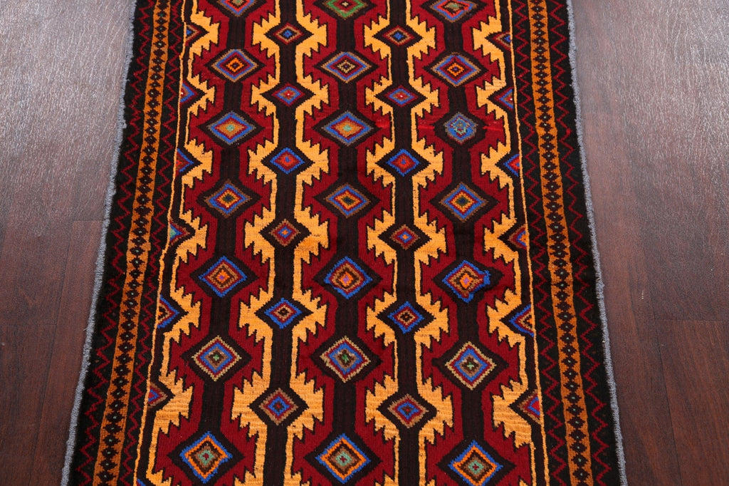 Balouch Afghan Oriental Area Rug 3x6