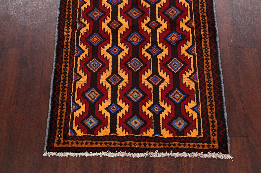 Balouch Afghan Oriental Area Rug 3x6