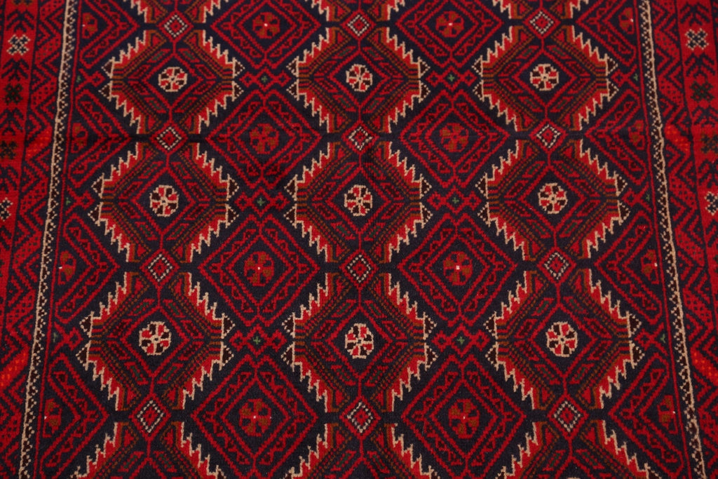 Balouch Afghan Oriental Area Rug 4x6