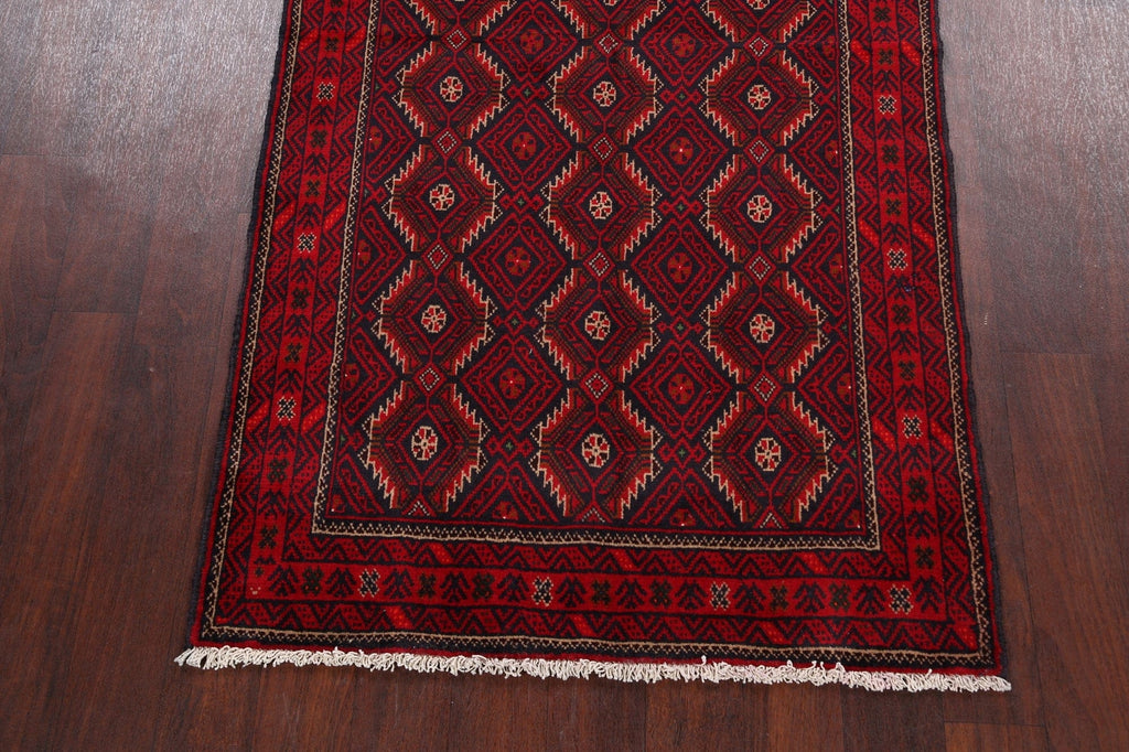 Balouch Afghan Oriental Area Rug 4x6