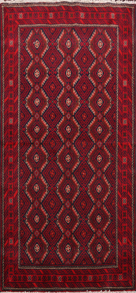 Balouch Afghan Oriental Area Rug 4x6