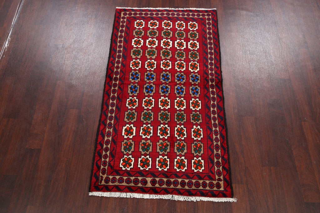 Balouch Afghan Oriental Area Rug 3x6