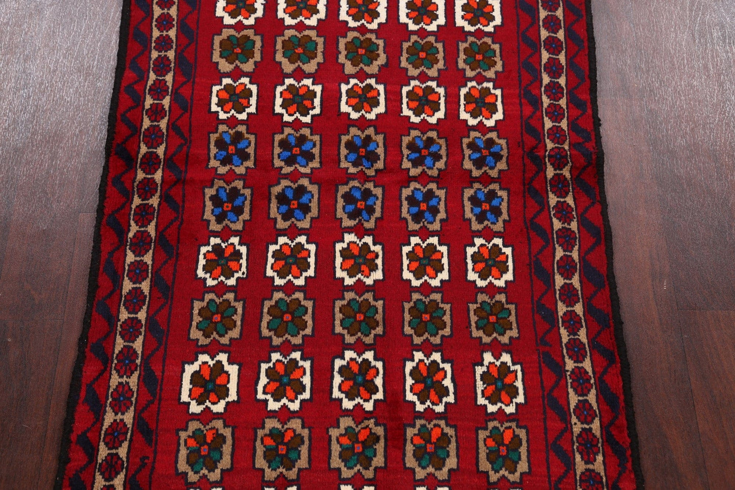 Balouch Afghan Oriental Area Rug 3x6