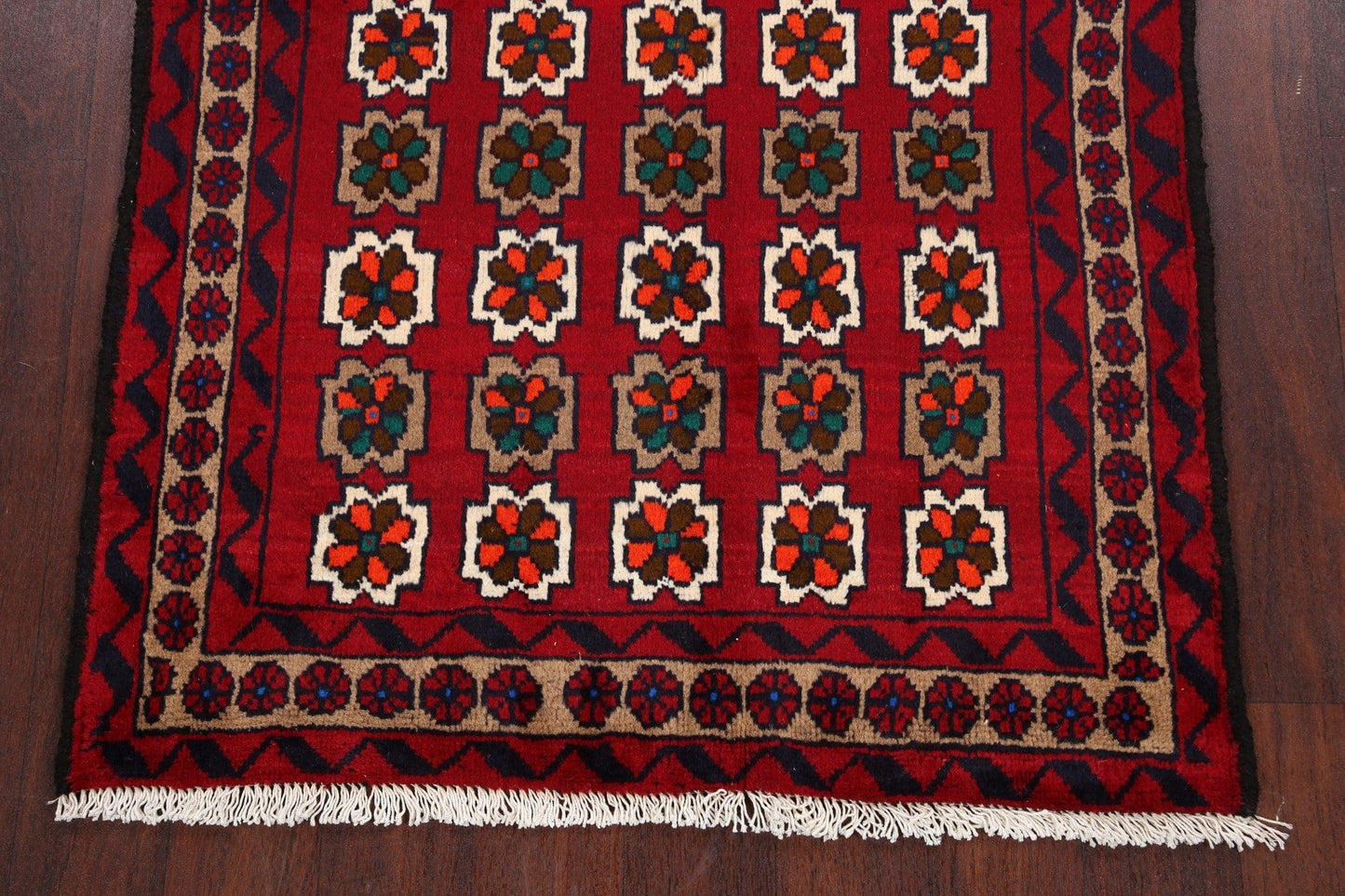 Balouch Afghan Oriental Area Rug 3x6