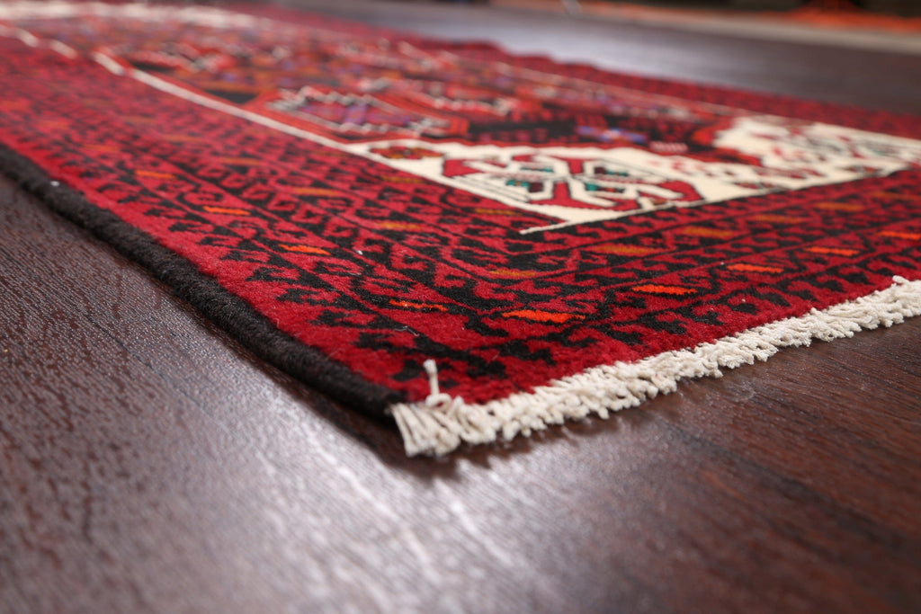 Balouch Afghan Oriental Area Rug 3x6