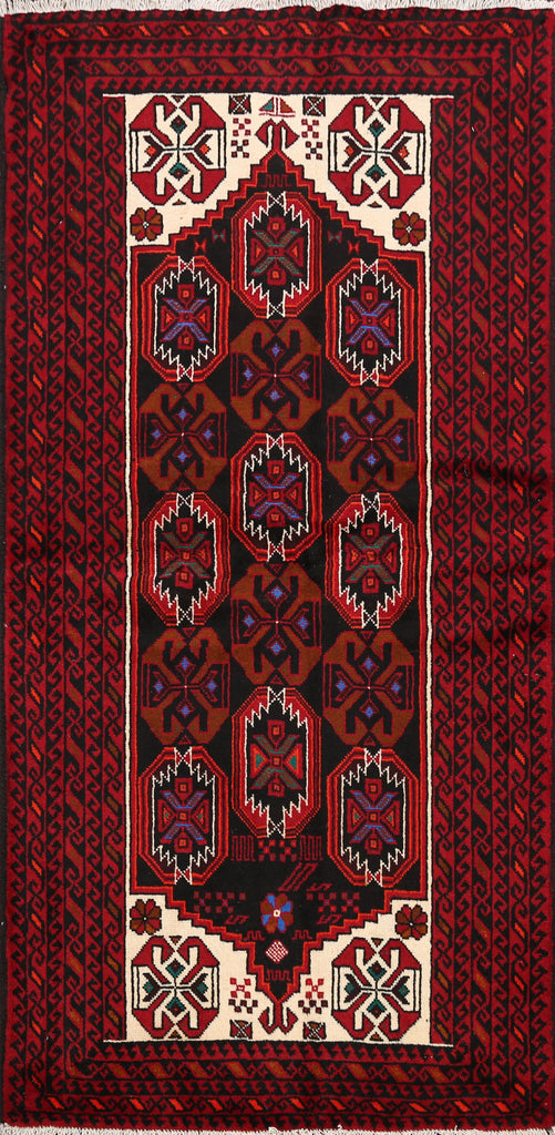 Balouch Afghan Oriental Area Rug 3x6