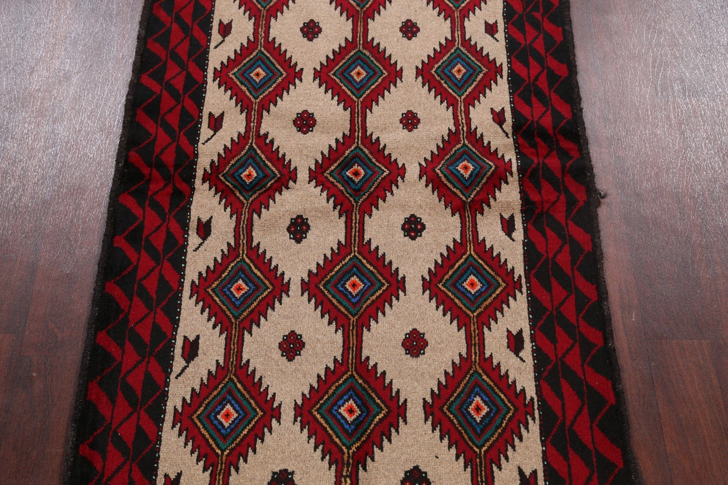 Balouch Afghan Oriental Area Rug 4x6