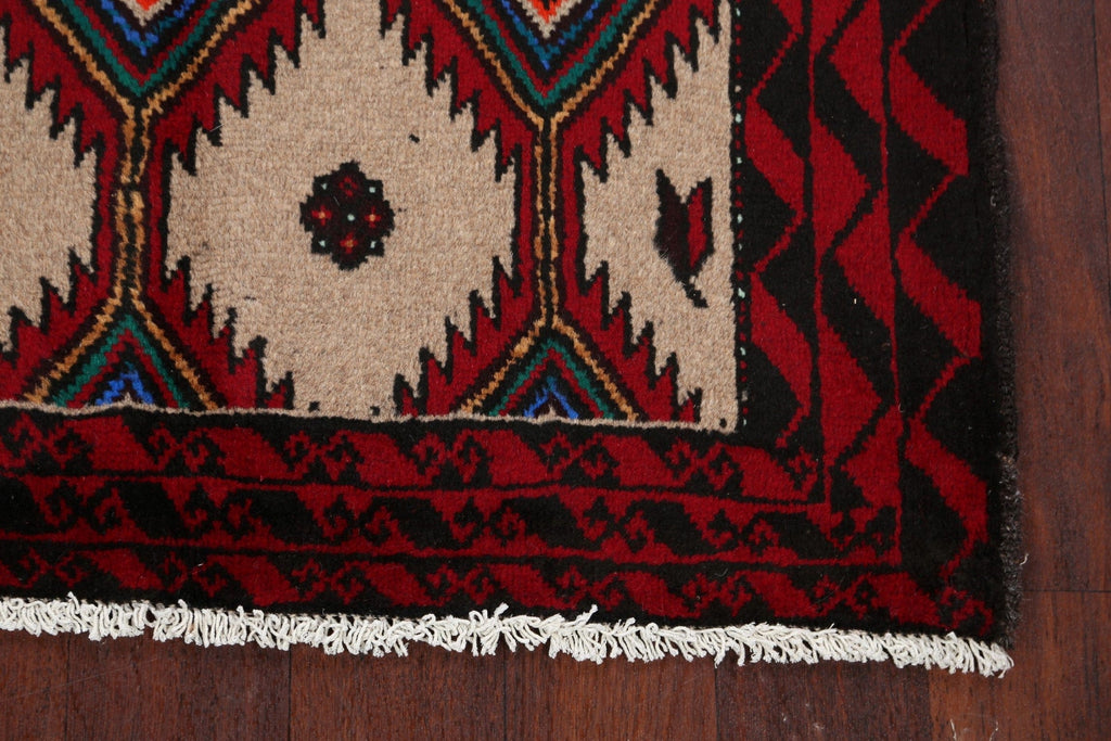 Balouch Afghan Oriental Area Rug 4x6