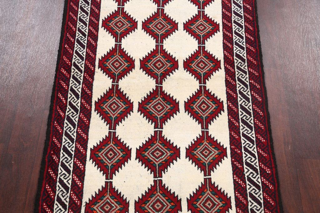 Balouch Afghan Oriental Area Rug 3x6