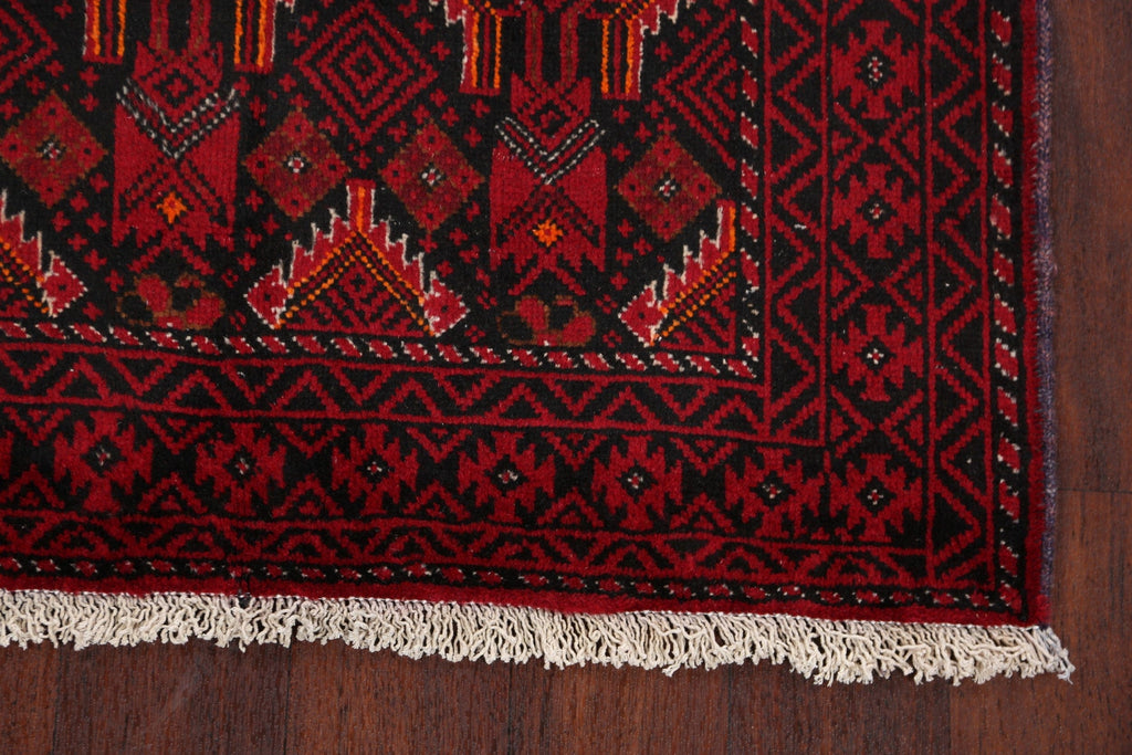 Balouch Afghan Oriental Area Rug 3x6