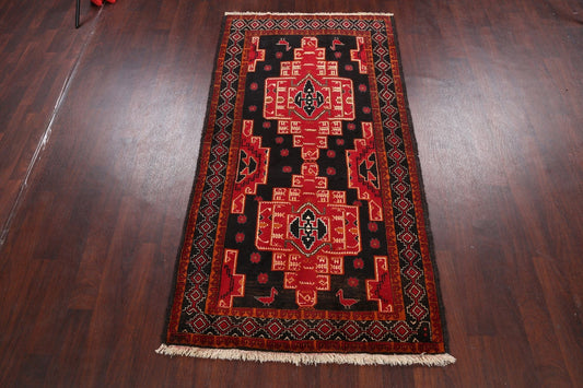 Tribal Zanjan Persian Area Rug 4x7