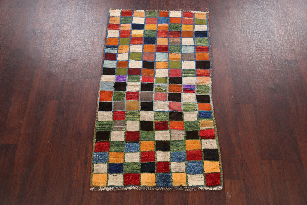 All-Over Gabbeh Persian Area Rug 3x5