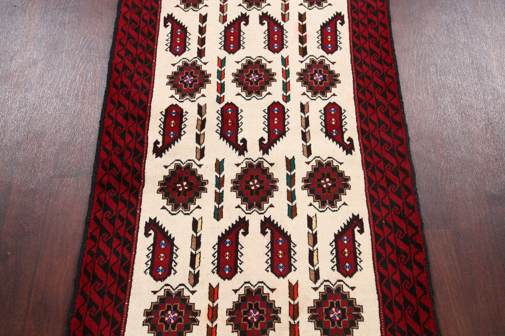 Balouch Afghan Oriental Area Rug 3x6