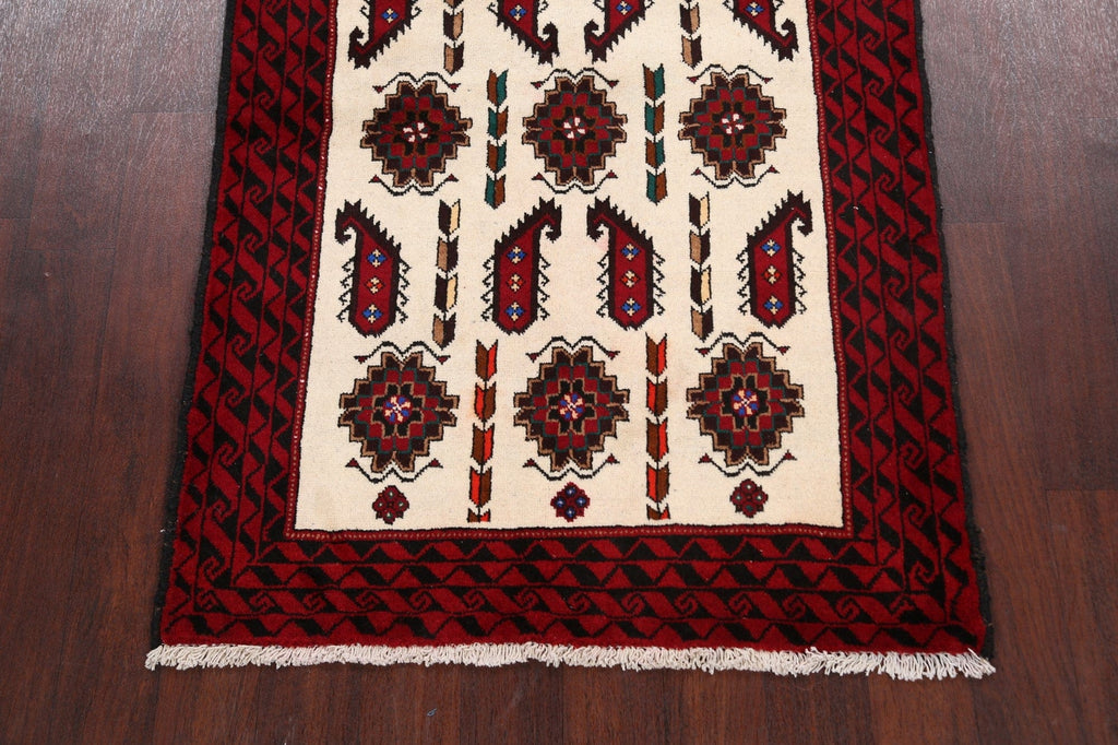 Balouch Afghan Oriental Area Rug 3x6