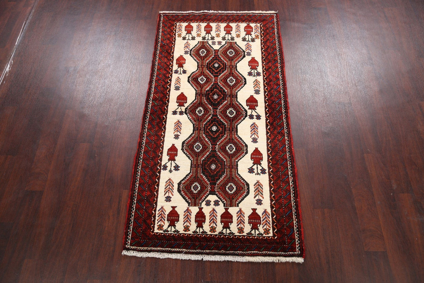 Balouch Afghan Oriental Area Rug 3x6