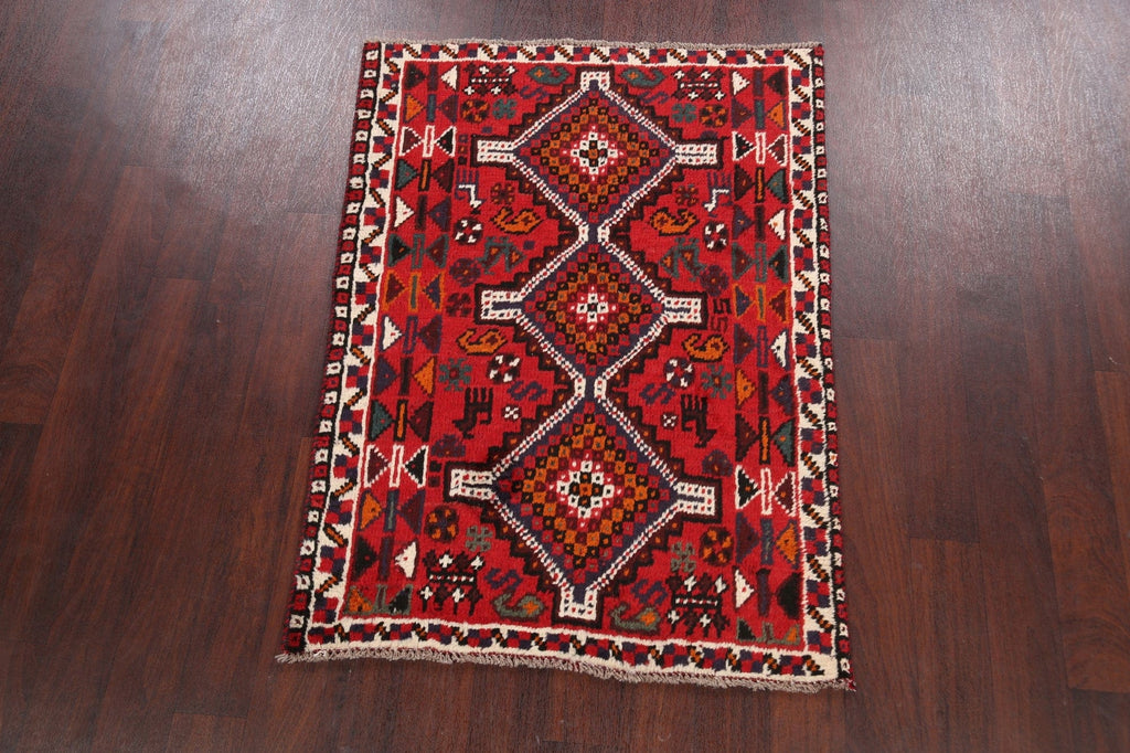 Tribal Shiraz Persian Area Rug 3x5