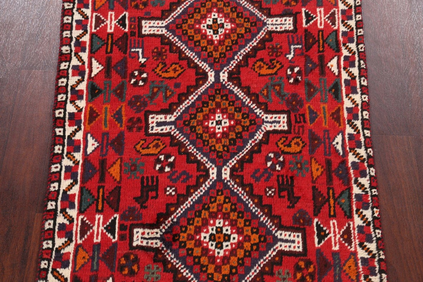 Tribal Shiraz Persian Area Rug 3x5