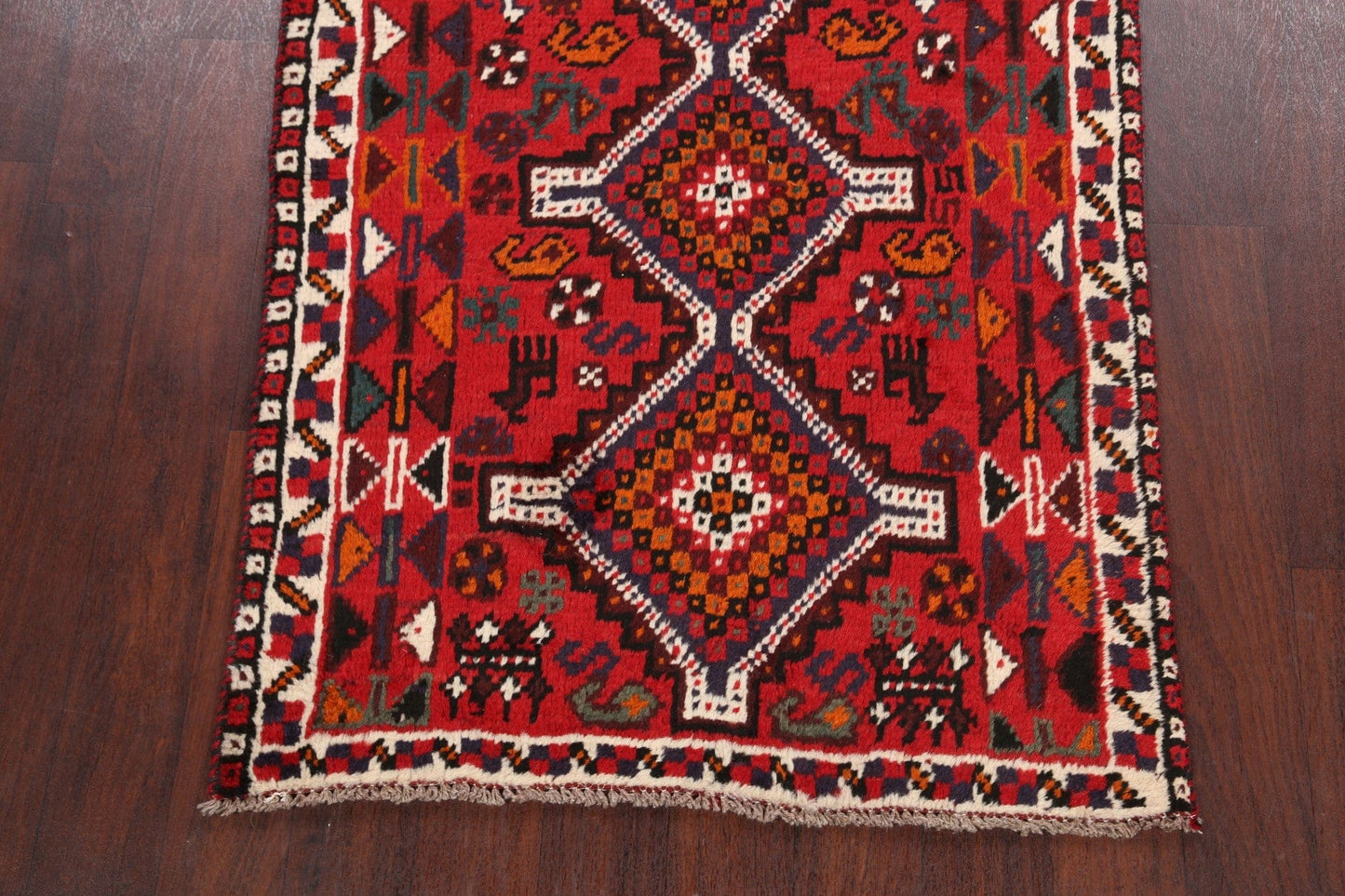 Tribal Shiraz Persian Area Rug 3x5