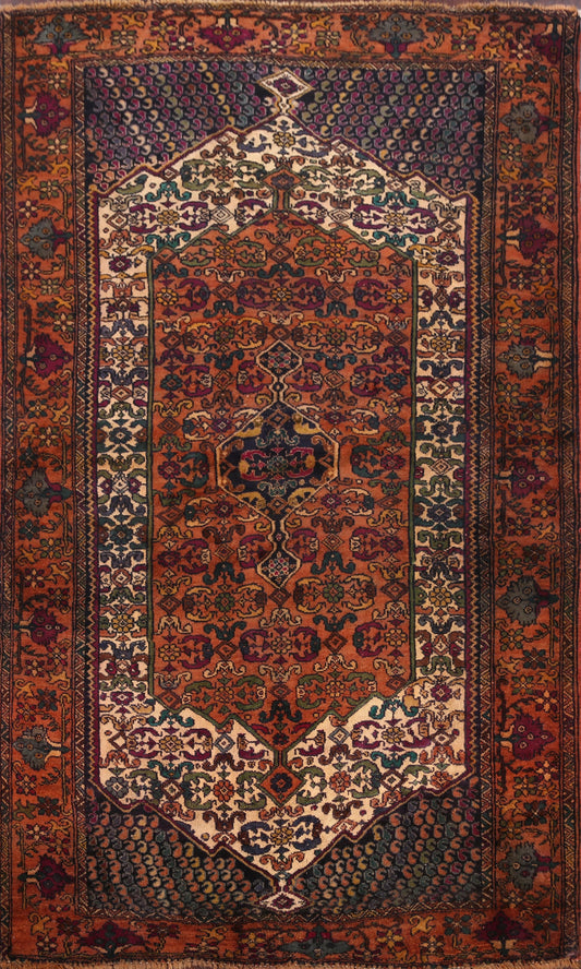 Turkoman Persian Area Rug 4x6