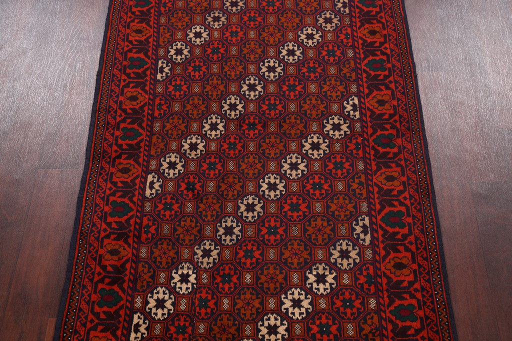 Balouch Afghan Oriental Area Rug 4x7