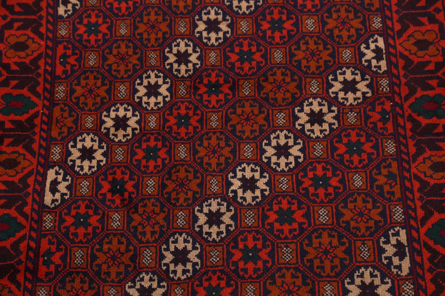 Balouch Afghan Oriental Area Rug 4x7