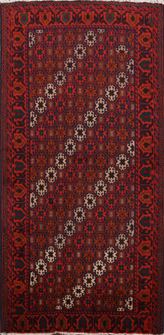 Balouch Afghan Oriental Area Rug 4x7