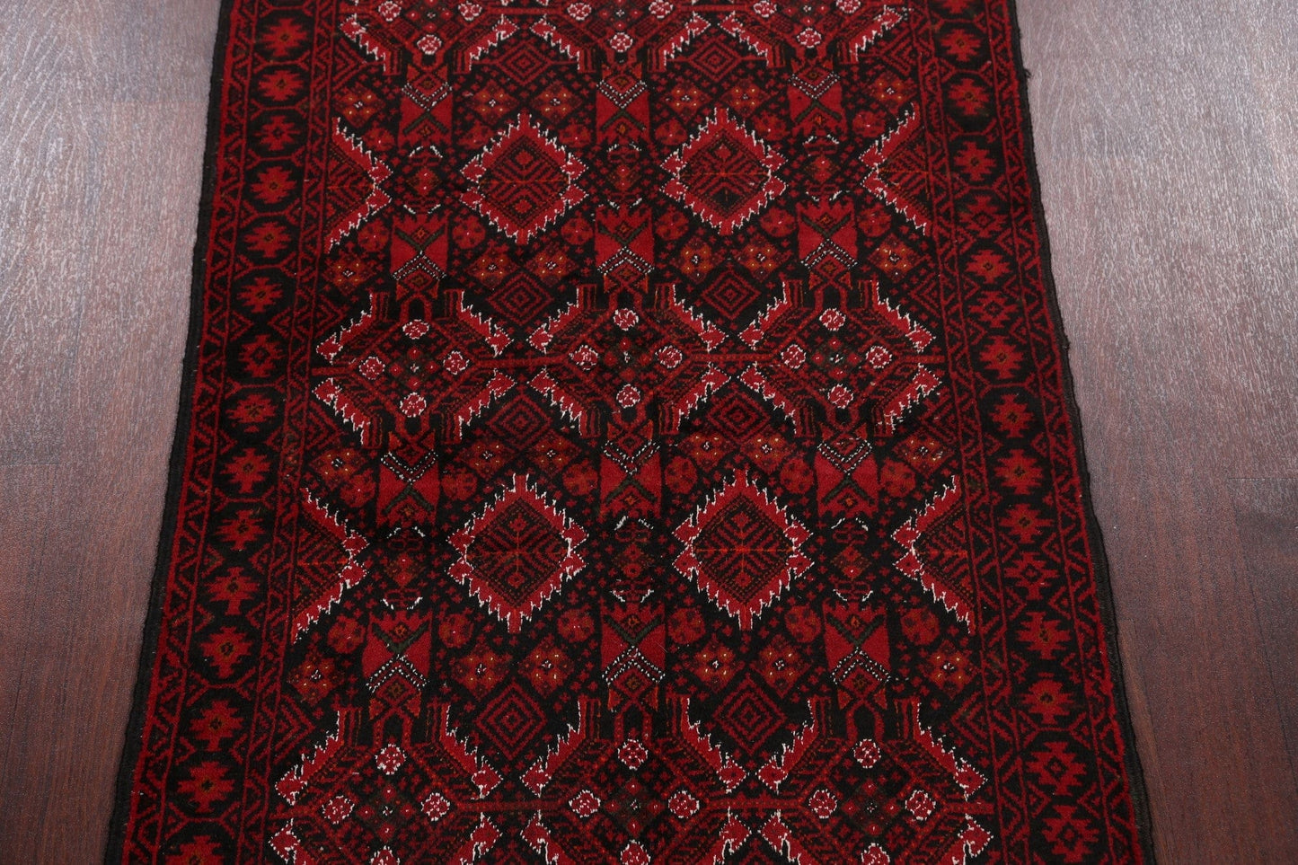 Balouch Afghan Oriental Area Rug 3x6