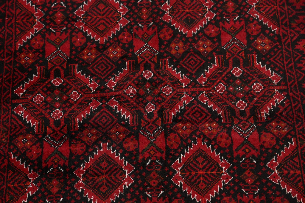 Balouch Afghan Oriental Area Rug 3x6