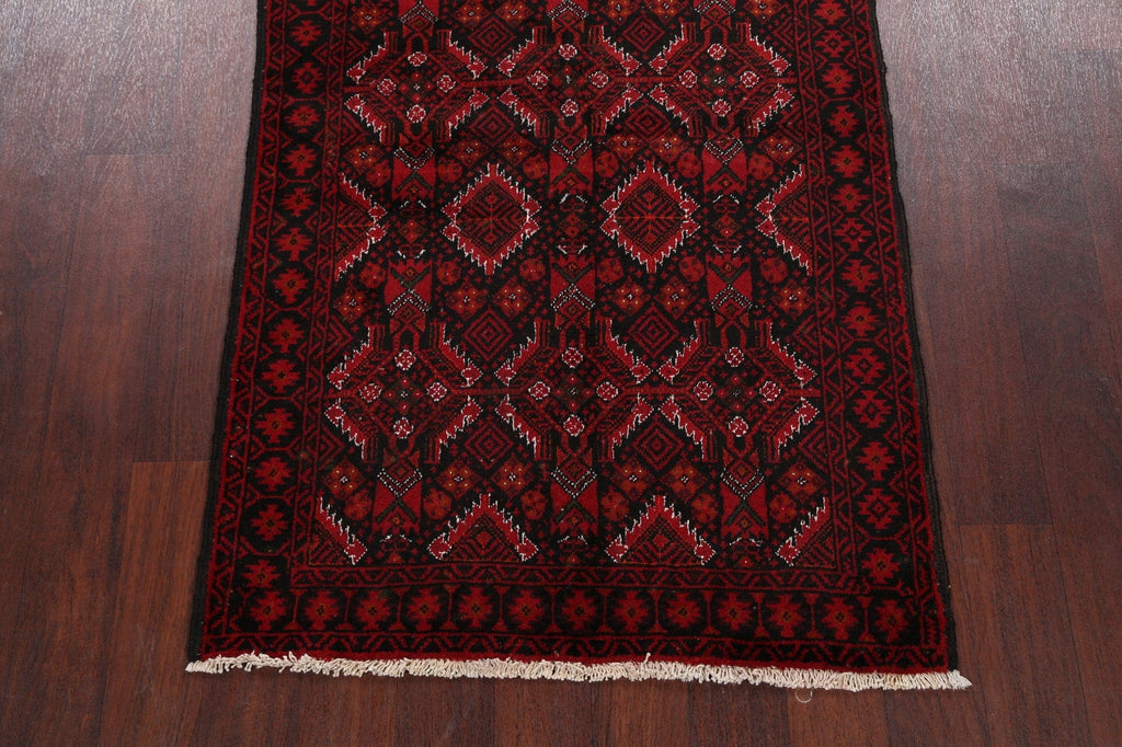 Balouch Afghan Oriental Area Rug 3x6