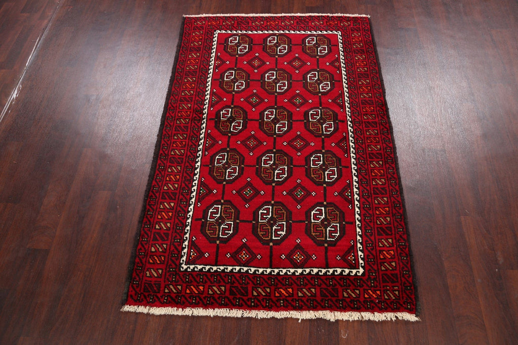 Balouch Afghan Oriental Area Rug 4x7