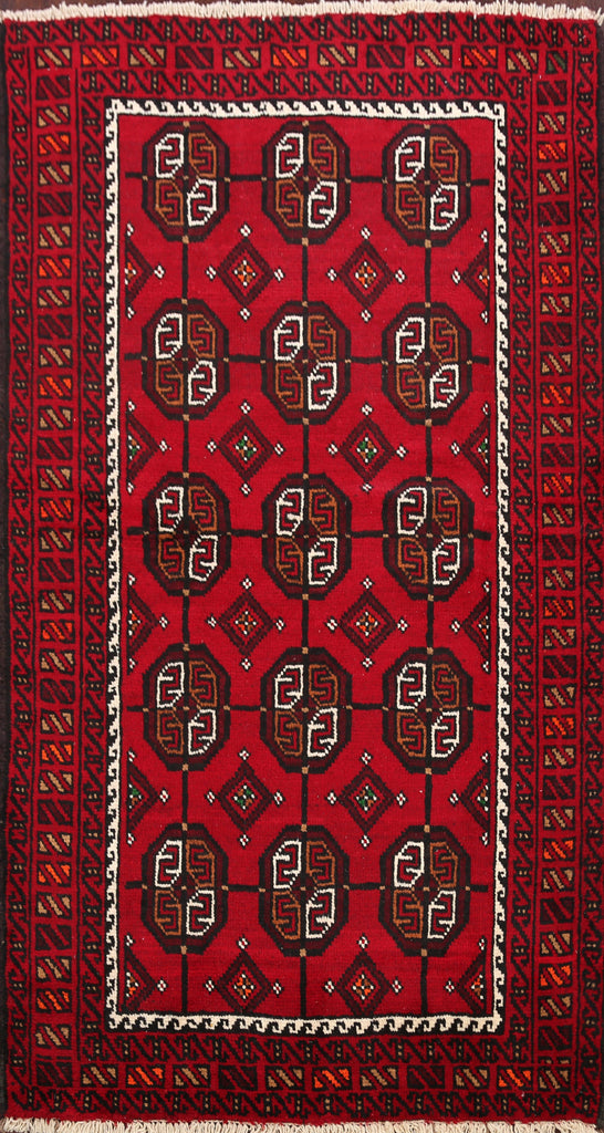 Balouch Afghan Oriental Area Rug 4x7