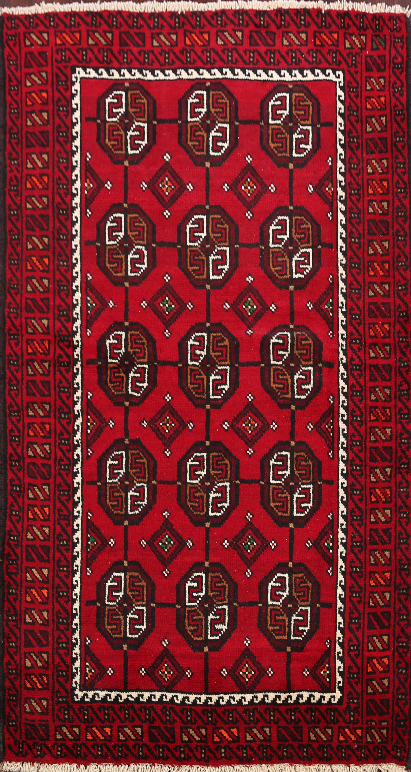 Balouch Afghan Oriental Area Rug 4x7