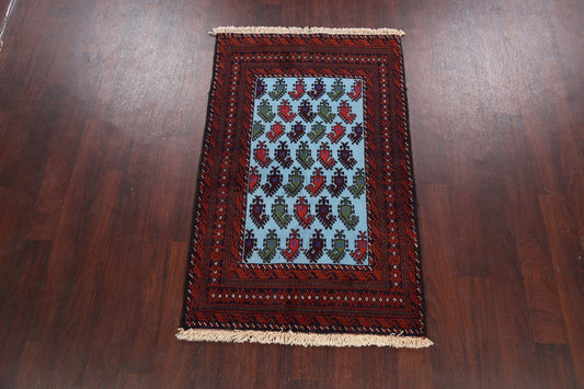 Geometric Balouch Persian Area Rug 3x5